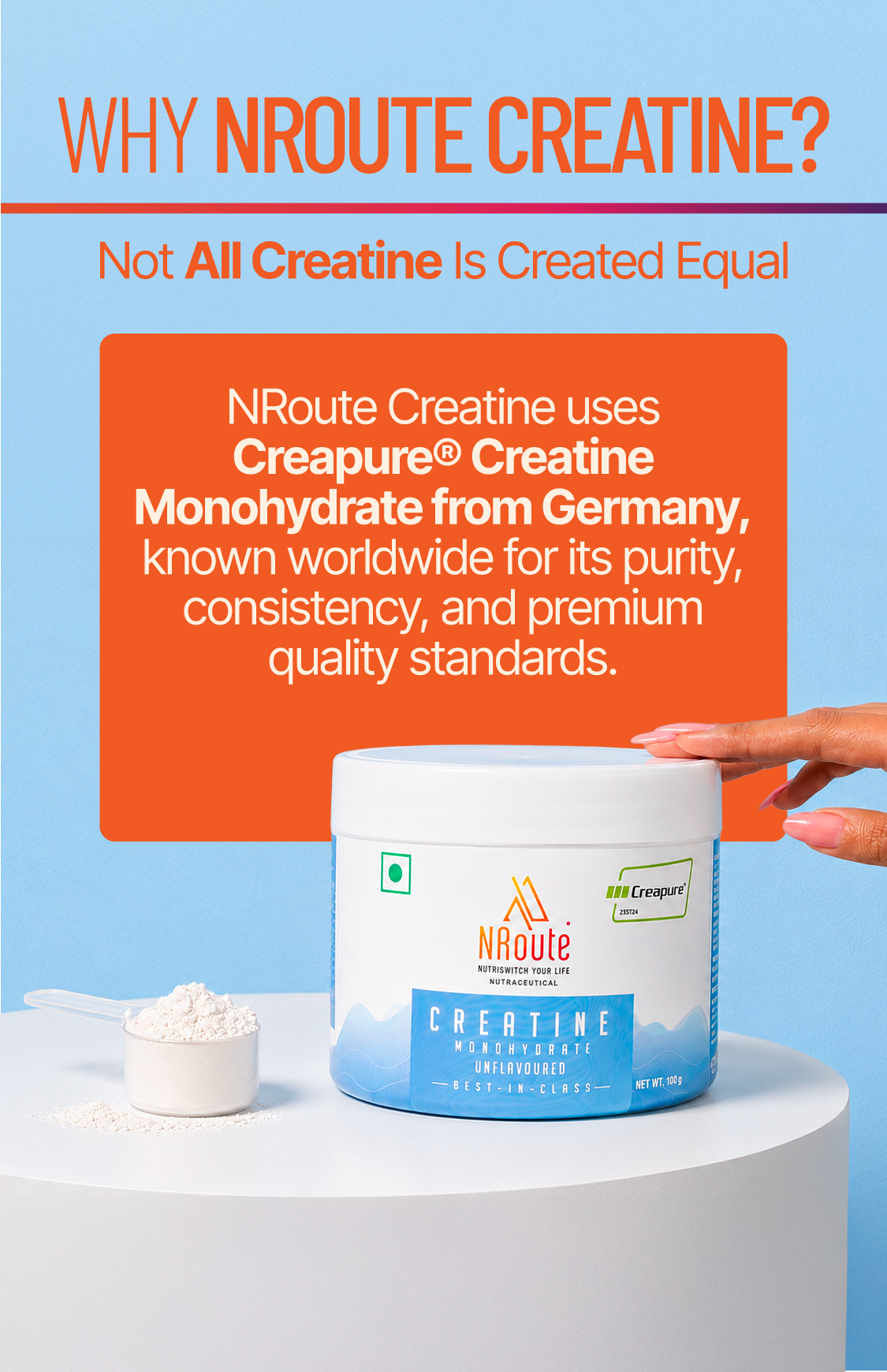 NRoute Creatine Monohydrate (Creapure®)