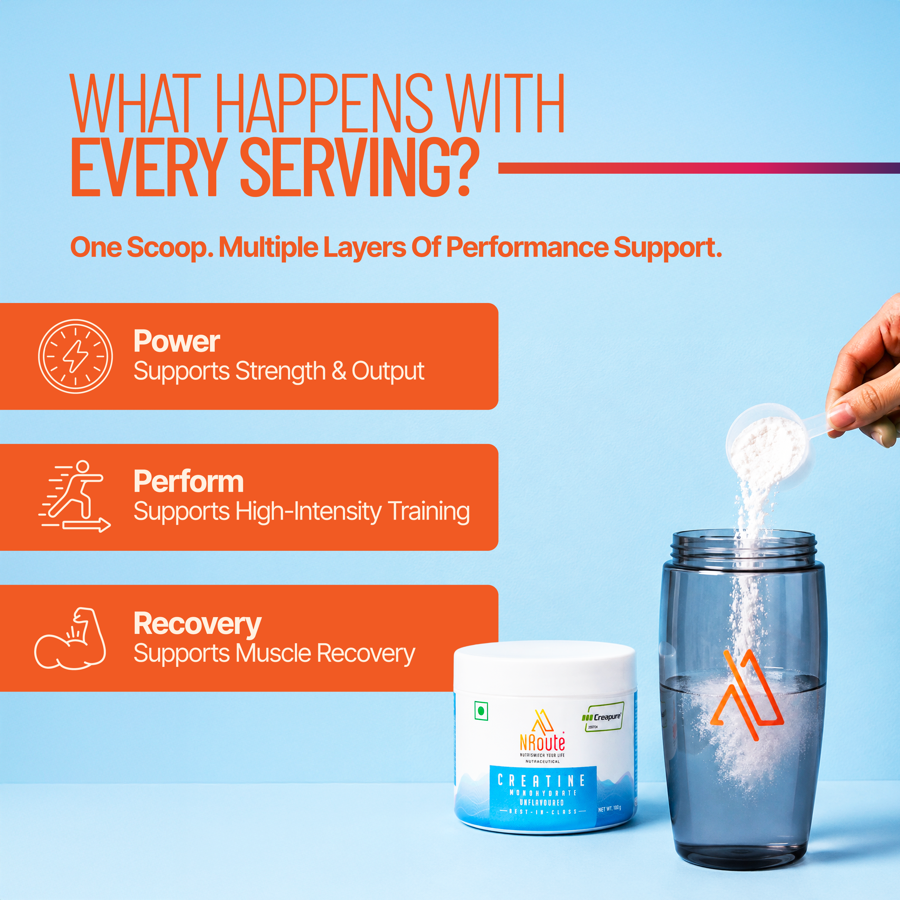 NRoute Creatine Monohydrate (Creapure®)