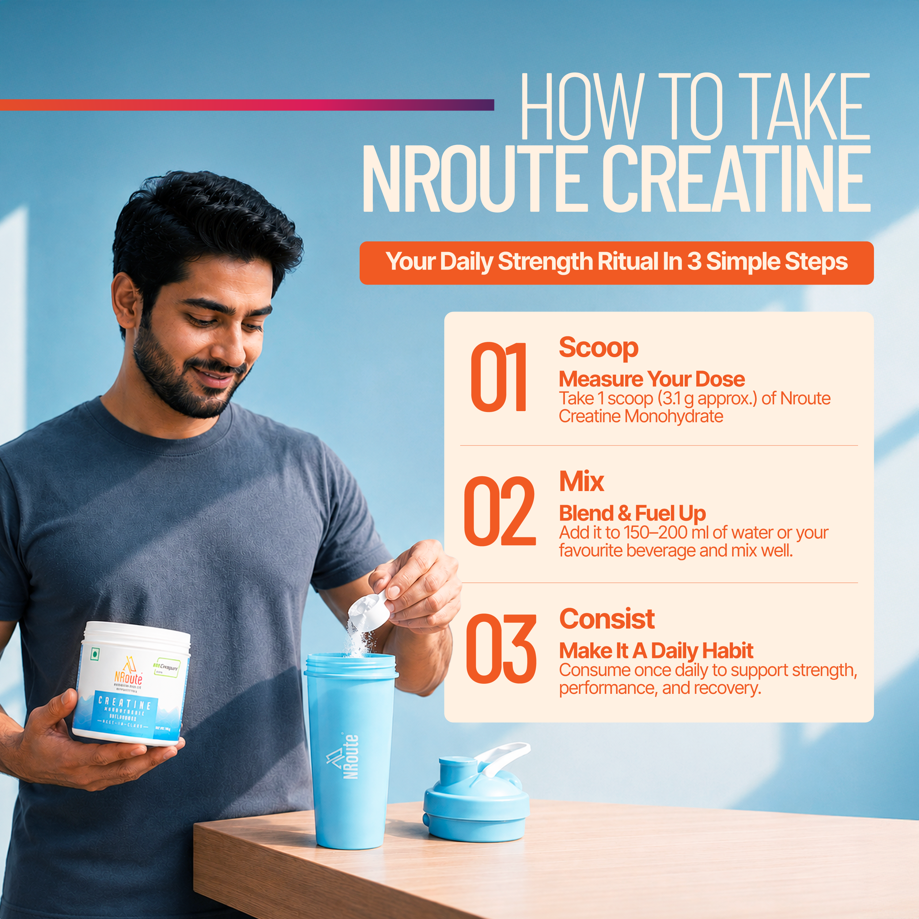 NRoute Creatine Monohydrate (Creapure®)