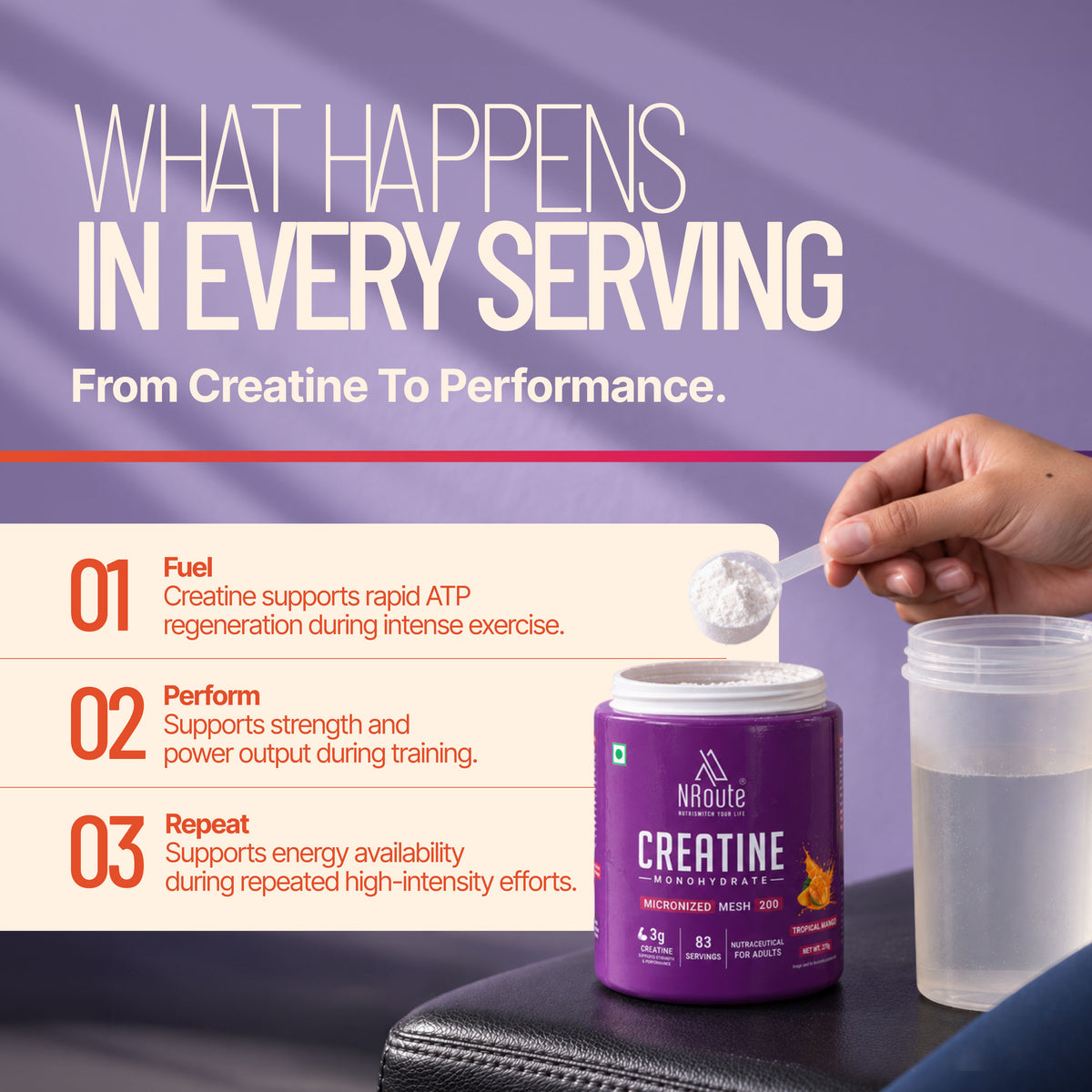 NRoute  Creatine Monohydrate