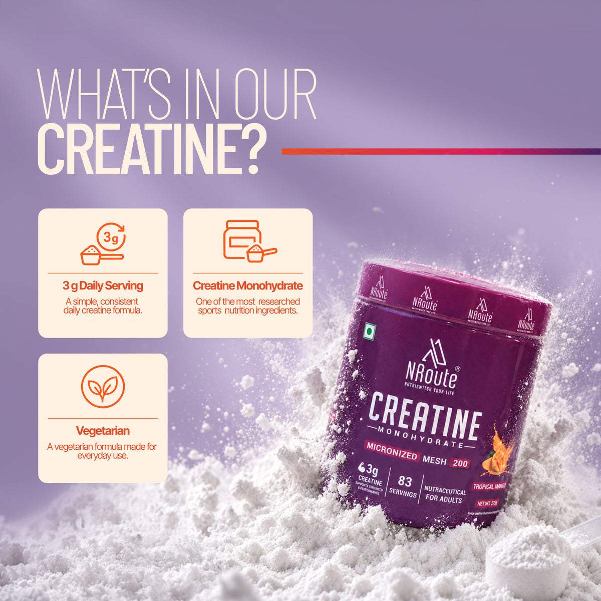 NRoute  Creatine Monohydrate
